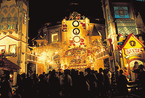 Christmas lights decorated in Singapore