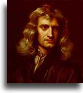 Issac Newton the physicist and mathematician in his younger days